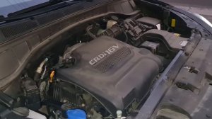Hyundai Grand SantaFe DM рестайлинг D4HB проверка опор двигателя до их замены