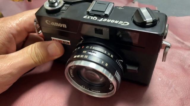 №298 CANON Canonet QL-17 G-ⅲ50年前の高級コンパクトフィルムカメラ