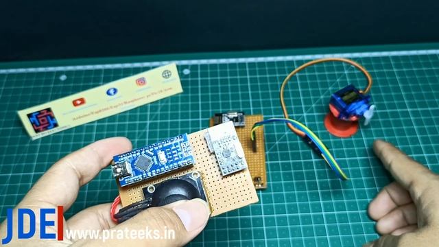 Servo Motor Control with Joystick and Arduino | Arduino Wireless Communication | NRF24L01 Tutorial