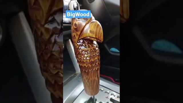 РУЧКА АКПП В ВИДЕ ГОЛОВЫ ОРЛА #art #woodcarving #столярка #резьбаподереву #хобби