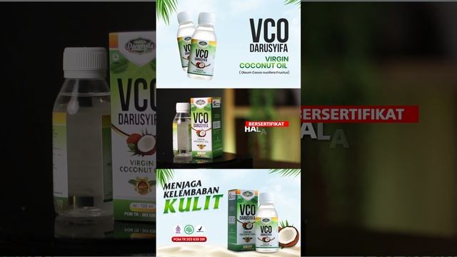 Bahan alami untuk kesehatan kulit - VCO Darusyifa смотреть онлайн