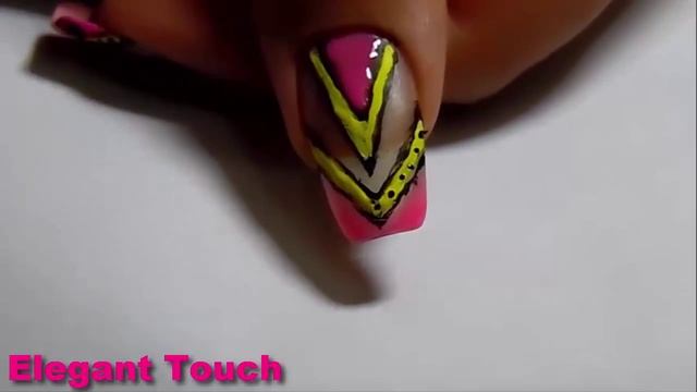 Easy Intricate Neon/Yellow Nail Art смотреть онлайн