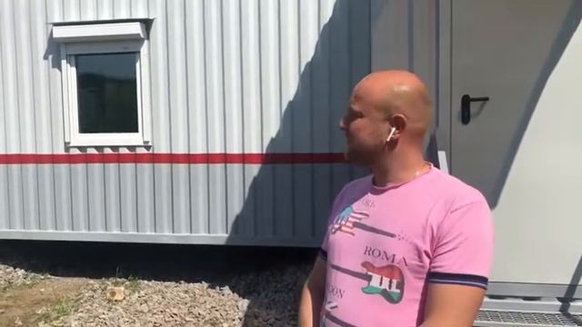 Модульное здание "Табельная" для нужд РЖД.