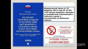 Федеральный закон от 23 февраля 2013 года №15-ФЗ.