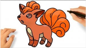 КАК НАРИСОВАТЬ VULPIX ВУЛЬПИКС 🔥 | РИСОВАНИЕ ПОКЕМОНОВ