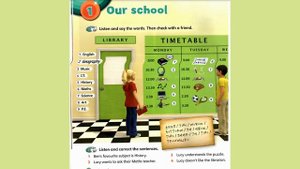 Super minds 3. Unit 1. Our school. ex.2, p.10