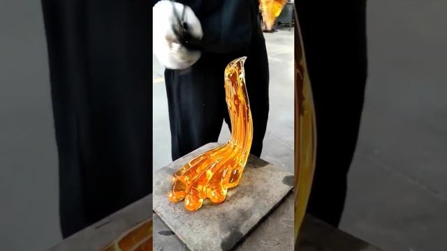 Amezing glass made work  #glassmadework #glassblowing #glass #glasshandwork