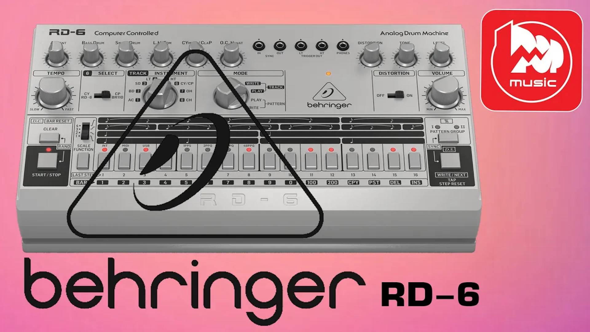 Аналоговая драм-машина Behringer RD-6