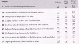 Goethe und Ösd Zertifikat B1-So geht's noch besser - Hören B1- Modelltest 7 teil 4  mit Lösungen.