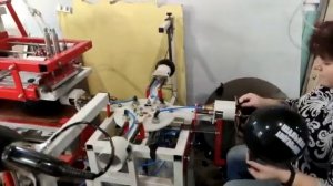 Печать на воздушных шарах на станке SPM BP 1+1 Launch