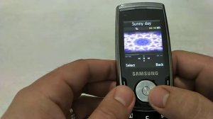 Samsung SGH-L770 Mobile phone menu browse, ringtones, games, wallpapers