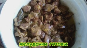 НЕЖНЫЕ КУРИНЫЕ ЖЕЛУДКИ, ВКУСНЕЕ ПЕЧЕНИ И СЕРДЕЧЕК