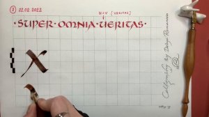 Calligraphy. Uncial. Letters X, Y, Z. Унциал. Пропорции и детализация букв. Дарья Романова.