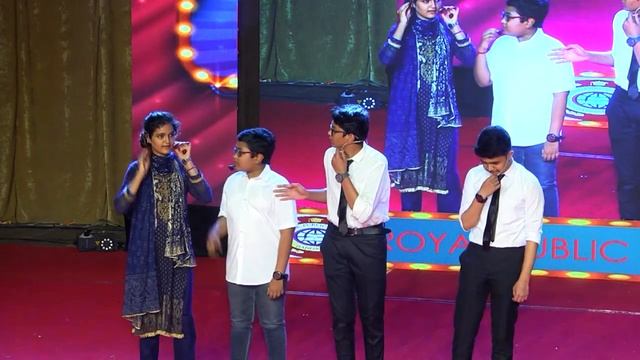 ROYAL PUBLIC SCHOOL HBR BANGALORE HIGH SCHOOL BOYS AND GIRLS KARAOKE SONG ANNUAL DAY 2024 смотреть онлайн