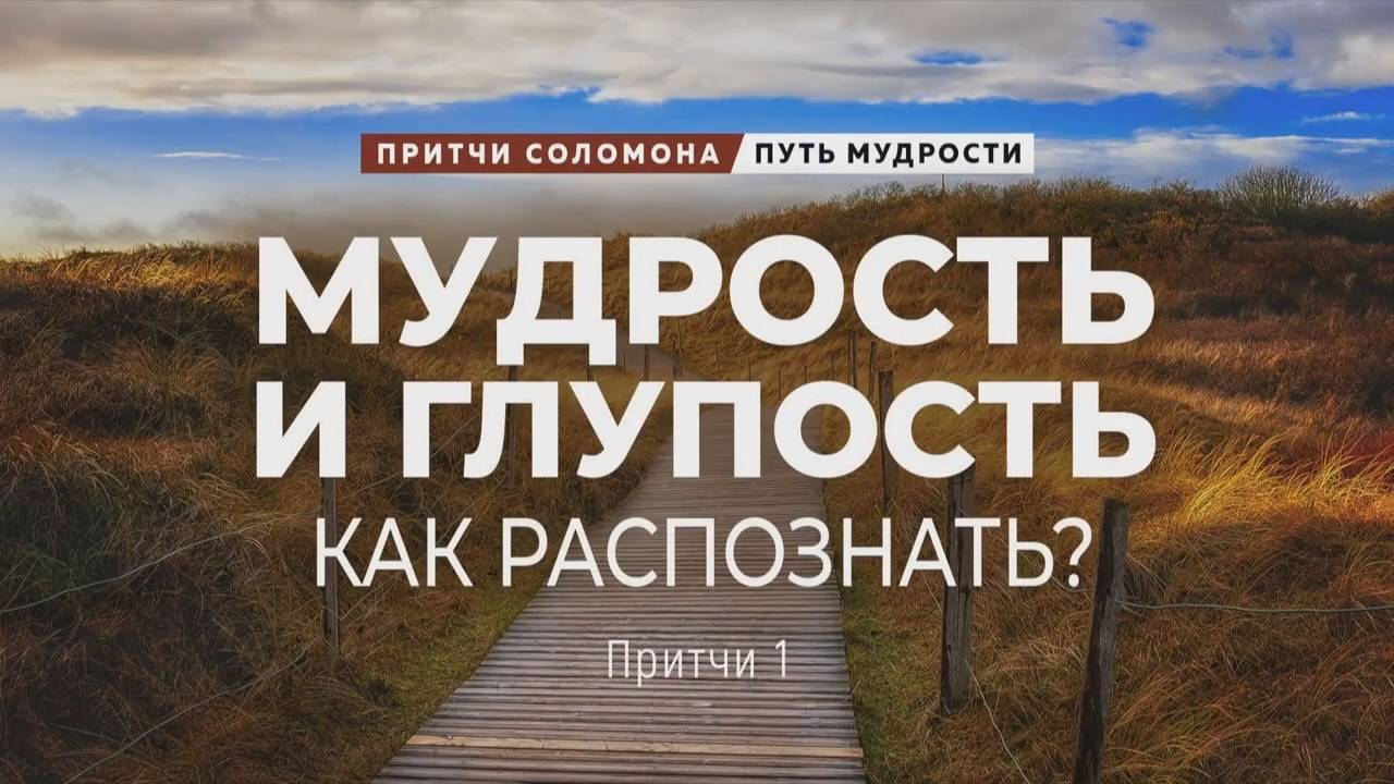 Путь мудрости: 1. Мудрость и глупость. Как распознать? | Пр. 1 || Андрей Зубарев