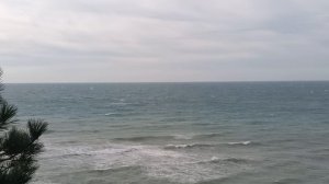 Анапа. Сегодня очень тепло, но мощный ветер! Море шикарное! 21 ноября 2024. 13.00