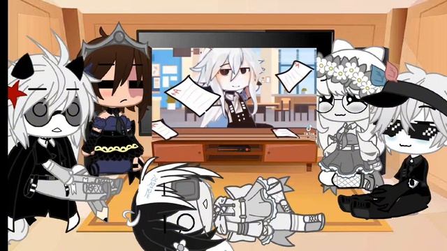 *_Реакция на бумажная образования_*#gachaclub #бумажнаяшкола