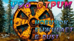 Стрим. Новичок выживает в Rust.