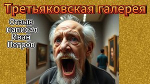 Третьяковская галерея. Оригинальный отзыв дедушки из деревни. Иван Петров.