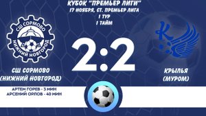 СШ Сормово Нижний Новгород - Крылья Муром 1 тайм