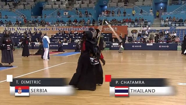 17th World Kendo Championships 6ch T.DIMITRIC(SRB) vs P.CHATAMRA(THA) смотреть онлайн