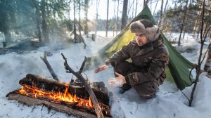 ВЫЖИВАНИЕ В ХОЛОДНОЙ ТАЙГЕ. ЗАМЕРЗ КАК СУСЛИК. НЕ ПОВТОРЯТЬ, ОПАСНО