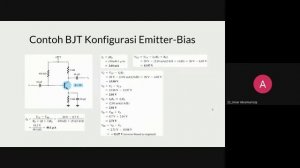 Tutor Online Materi BJT & FET Angkatan 2020 | Teknik Elektro Universitas Padjadjaran 2021