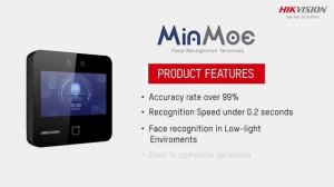 Hikvision Face recognition Terminal DS-K1T343 - MinMoe Series