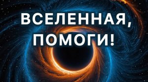 Вселенная, помоги!