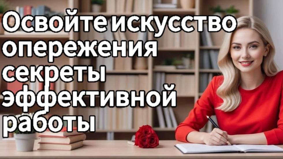 Освойте искусство опережения секреты эффективной работы
