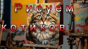 Учусь рисовать котиков 🐾  [Молчаливый стрим]