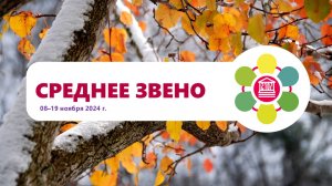 Обзор событий в среднем звене школы 12-19 ноября 2024