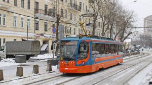 Поездка на трамвае 71-623-02 по неполному маршруту №3 - (05.04.2023) №2621