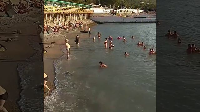 Пляж в Кабардинке .Август 2019 смотреть онлайн