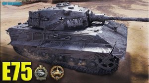 ХОРОШИЙ БОЙ НА E 75 - Эль-Халлуф  НА 7384К ОТ ШОТНИКА #wot #мир_танков