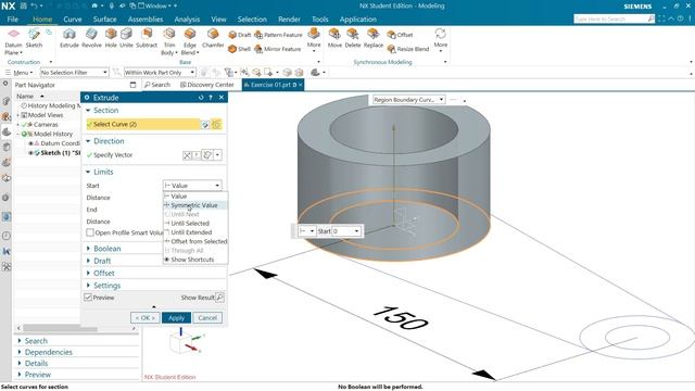 Siemens NX 2206 Tutorial Exercise 01