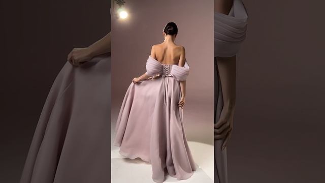 Вечернее платье Эмбер макси в лиловом цвете