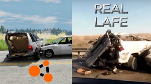 аварии на реальных событиях 24 в BeamNG.Drive