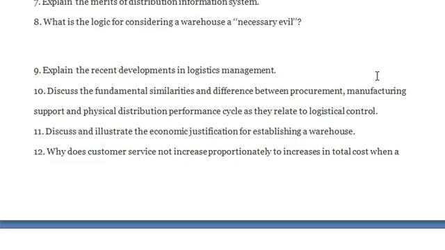 Logistics Management - What are life cycle logistics?