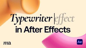 Как создать анимацию набора текста в After Effects