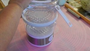 Рецепт. Манты с квашеной капустой.  Новый агрегат- Пароварка...