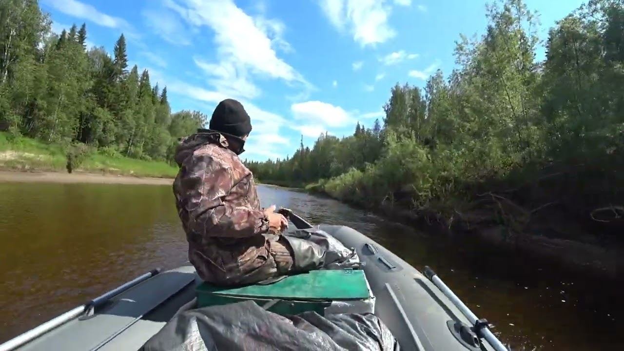 Едем за ХАРИУСОМ. Лодка ПВХ. лодка REEF. REEF JET смотреть онлайн