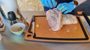 Свиная рулька на пеллетном гриле GMG Trek Prime!