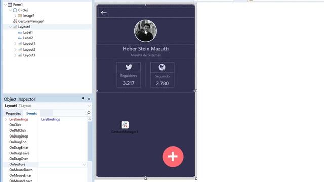 Movendo objetos em tempo de execução dentro do app em Delphi (drag & drop) смотреть онлайн