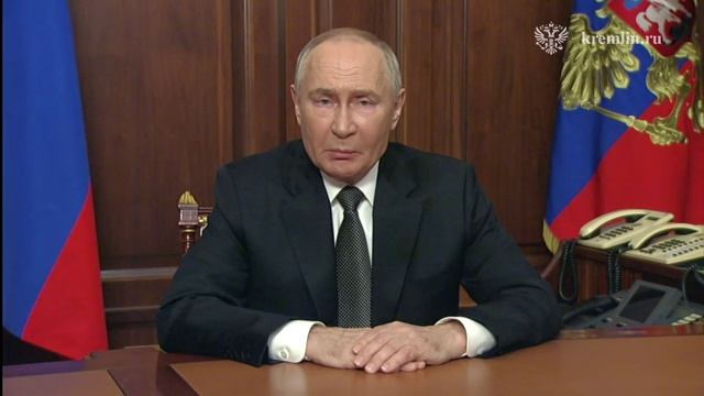 Обращение Путина по ситуации в зоне спецоперации после применения западных дальнобойных ракет