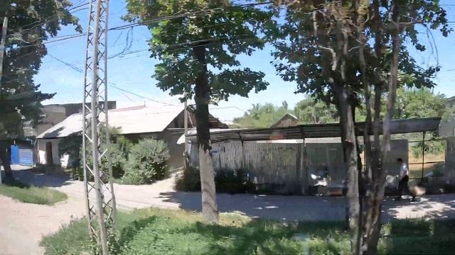 Кыргызстан (Киргизия),  Бишкек из автобуса глазами туриста смотреть онлайн