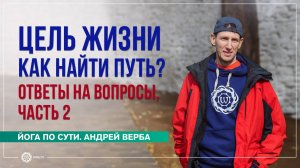 Как найти цель жизни и следовать ей? Ответы на вопросы, часть 2. Андрей Верба