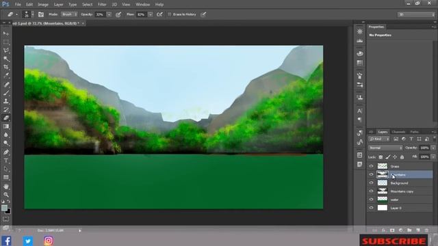 Nature/Environment Painting /Relaxing Nature /Painting a landscape/ Digital Art and design (2020) смотреть онлайн