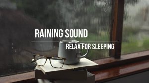 The sound of rain for sleep, meditation relax after a hard day 4k 60fps piano music