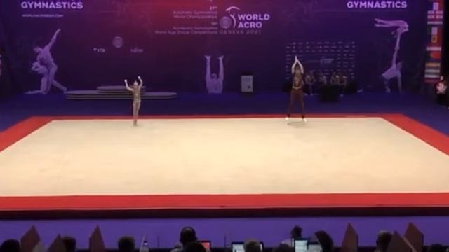 Acro World 2021,Geneva,Age Groupe 11-16,Germany MixP, Tempo смотреть онлайн